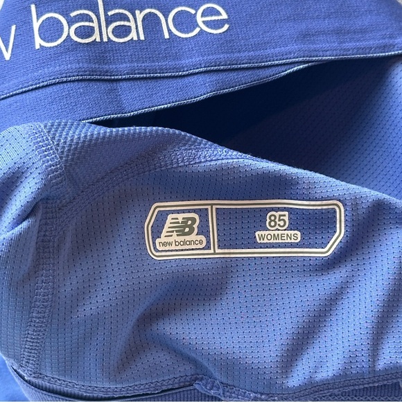 New Balance Logo Band High Support Padded Sports Bra Top Purple Women’s Small - Picture 3 of 3
